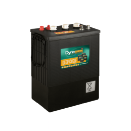Batteries alimentation 6V, 370Ah, dim. 314x183x410 mm, bornes en diagonale, Standard, acide/plomb, DYNO EUROPE