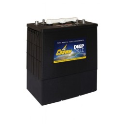 Batteries alimentation 6V, 420Ah, dim. 314x183x425 mm, bornes en diagonale, Standard, acide/plomb, CROWN