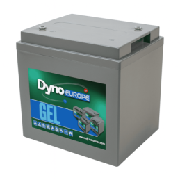 Batteries alimentation 6V, 123Ah, dim. 193x168x208 mm, bornes en diagonale, gel, acide/plomb gel, DYNO EUROPE