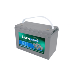 Batteries alimentation 6V, 221Ah, dim. 323x178x228 mm, bornes en diagonale, gel, acide/plomb gel, DYNO EUROPE