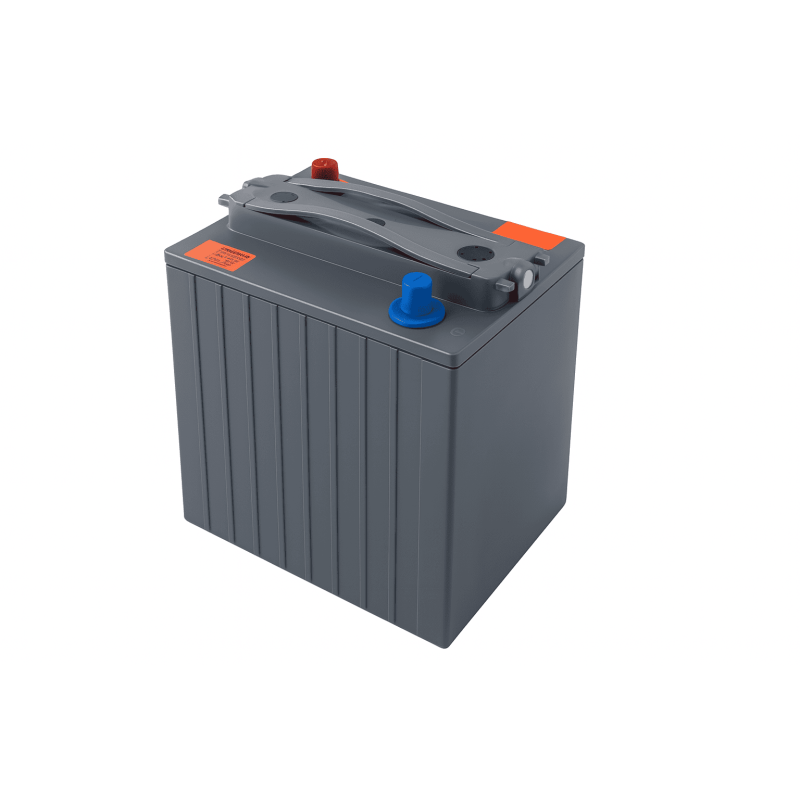 Batteries alimentation 6V, 220Ah, dim. 244x188x275 mm, bornes en diagonale, gel, acide/plomb gel, DYNO EUROPE
