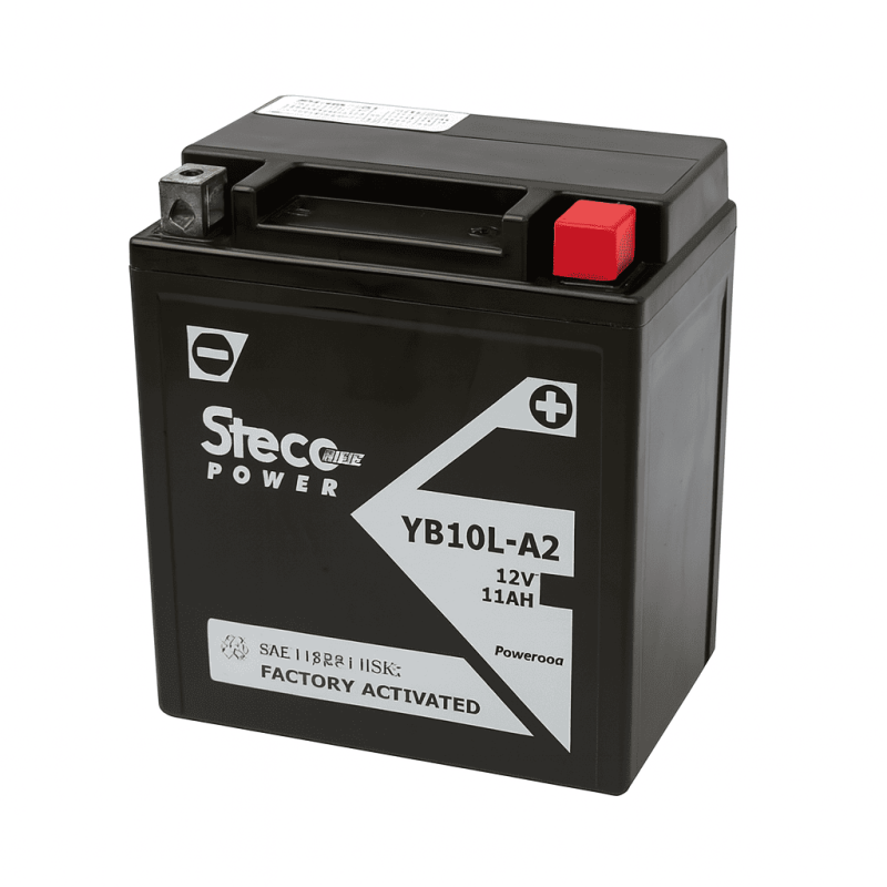 Batteries demarrage 12V, 11Ah, 120A EN, dim. 135x90x145 mm, borne positive a droite, Standard, acide/plomb, STECO POWER