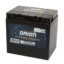 Batteries demarrage 12V, 30Ah, 280A EN, dim. 185x126x170 mm, borne positive a droite, pack acide, acide/plomb, ORION