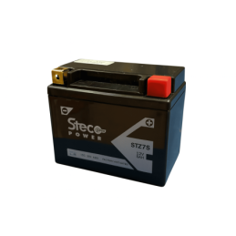 Batteries demarrage 12V, 6Ah, 130A EN, dim. 114x71x106 mm, borne positive a droite, SLA, acide/plomb, STECO POWER
