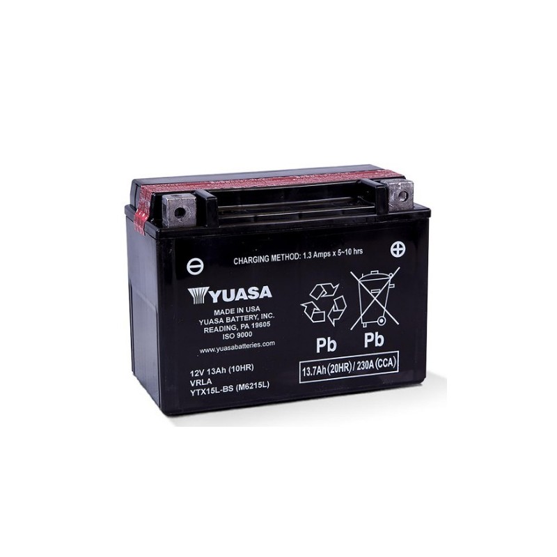 Batteries demarrage 12V, 13Ah, 230A EN, dim. 175x87x130 mm, borne positive a droite, AGM, acide/plomb, STECO POWER