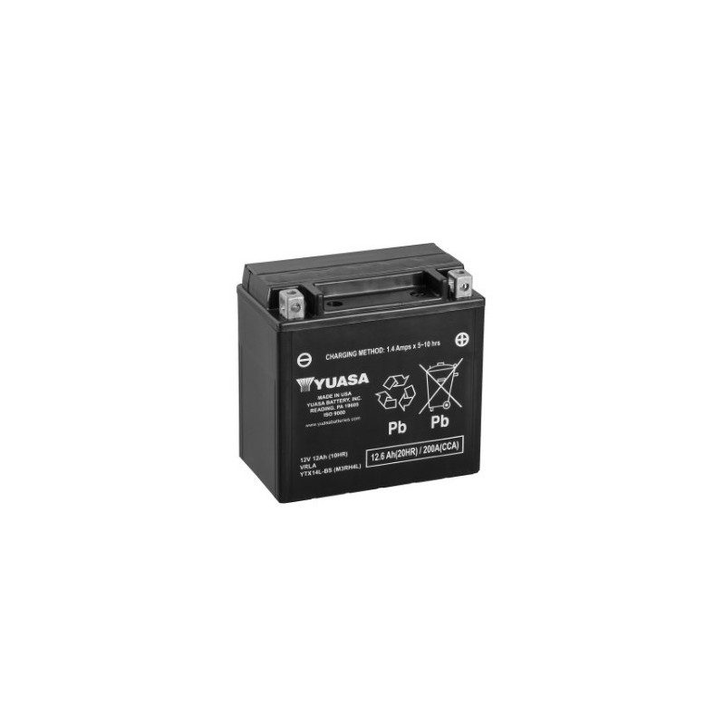 Batteries demarrage 12V, 12Ah, 270A EN, dim. 150x88x145 mm, borne positive a droite, gel, acide/plomb gel