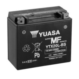 Batteries demarrage 12V, 18Ah, 340A EN, dim. 175x88x155 mm, borne positive a droite, gel, acide/plomb gel