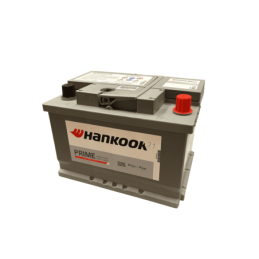 Batteries demarrage 12V, 61Ah, 600A EN, dim. 242x175x175 mm, borne positive a droite, Standard, acide/plomb, HANKOOK