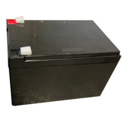 Batteries alimentation 12V, 12Ah, dim. 151x98x98 mm, borne positive a gauche, AGM VRLA, acide/plomb, DYNO EUROPE