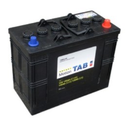 Batteries alimentation 12V, 140Ah, dim. 344x172x284 mm, borne positive a droite, tubulaire, acide/plomb, TAB