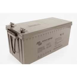 Batteries alimentation 12V, 220Ah, dim. 522x238x240 mm, borne positive a droite, gel, acide/plomb gel, VICTRON ENERGY