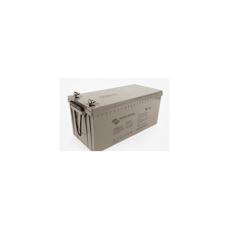 Batteries alimentation 12V, 220Ah, dim. 522x238x240 mm, borne positive a droite, gel, acide/plomb gel, VICTRON ENERGY