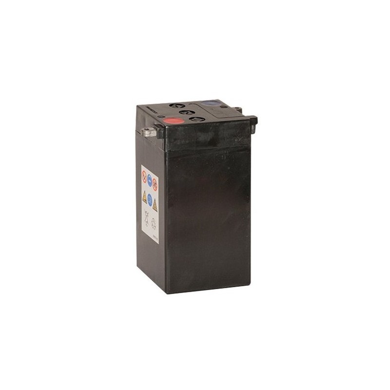 Batteries demarrage 6V, 24Ah, 200A EN, dim. 115x110x200 mm, borne positive a gauche, pack acide, acide/plomb