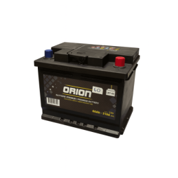 Batteries demarrage 12V, 60Ah, 500A EN, dim. 242x175x175 mm, borne positive a droite, Standard, acide/plomb, ORION