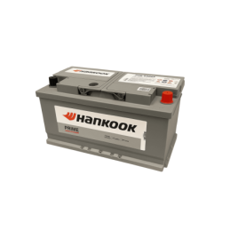 Batteries demarrage 12V, 100Ah, 830A EN, dim. 353x175x190 mm, borne positive a droite, pack acide, acide/plomb, HANKOOK