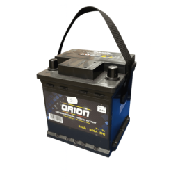 Batteries demarrage 12V, 45Ah, 400A EN, dim. 175x175x190 mm, borne positive a droite, Standard, acide/plomb, ORION