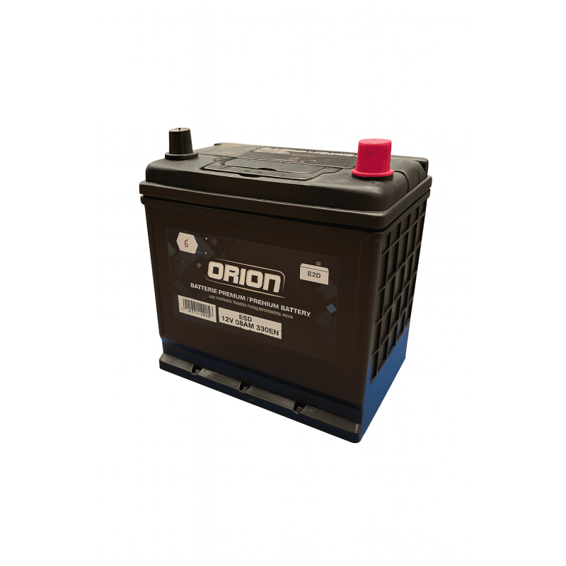 Batteries demarrage 12V, 45Ah, 300A EN, dim. 219x135x225 mm, borne positive a droite, Standard, acide/plomb, ORION