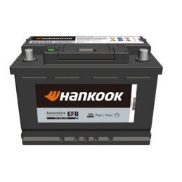 Batteries auxiliaire 12V, 70Ah, 670A EN, dim. 230x172x220 mm, borne positive a droite, Standard, acide/plomb, HANKOOK