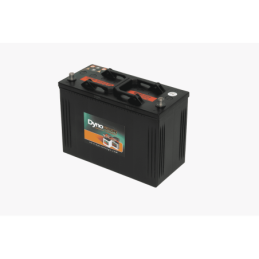 Batteries alimentation 12V, 125Ah, dim. 344x175x284 mm, borne positive a droite, Standard, acide/plomb, DYNO EUROPE