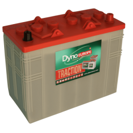 Batteries traction 12V, 140Ah, dim. 344x172x284 mm, borne positive a droite, acide/plomb, DYNO EUROPE
