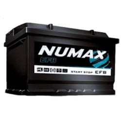 Batteries demarrage 12V, 180Ah, 1100A EN, dim. 513x189x223 mm, borne positive a droite, EFB, acide/plomb, NUMAX