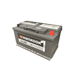 Batteries demarrage 12V, 95Ah, 850A EN, dim. 353x175x190 mm, borne positive a droite, EFB, acide/plomb, HANKOOK
