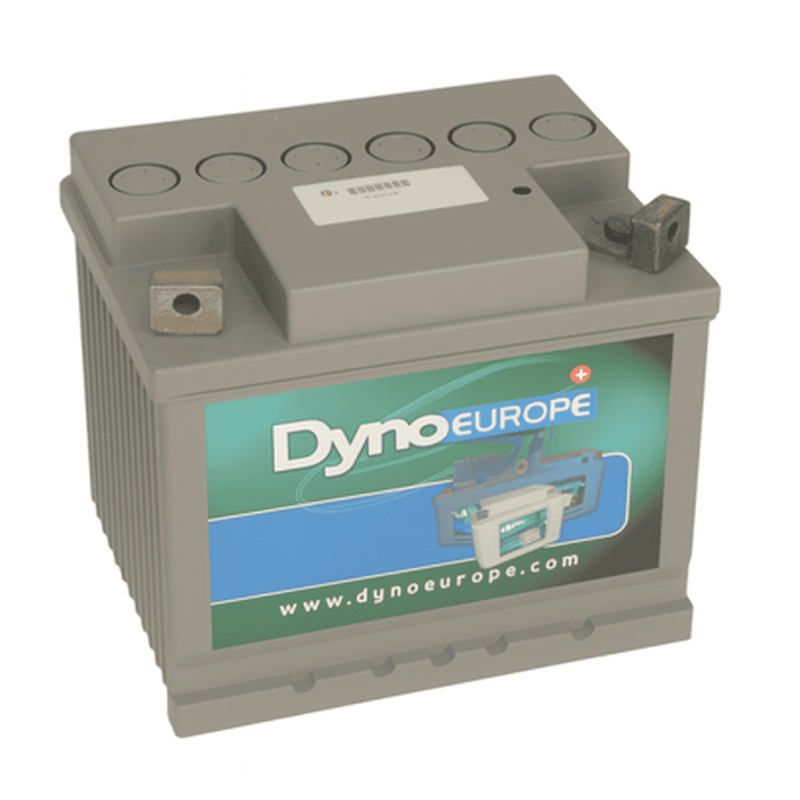 Batteries alimentation 12V, 40Ah, dim. 210x175x175 mm, borne positive a droite, gel, acide/plomb gel, DYNO EUROPE