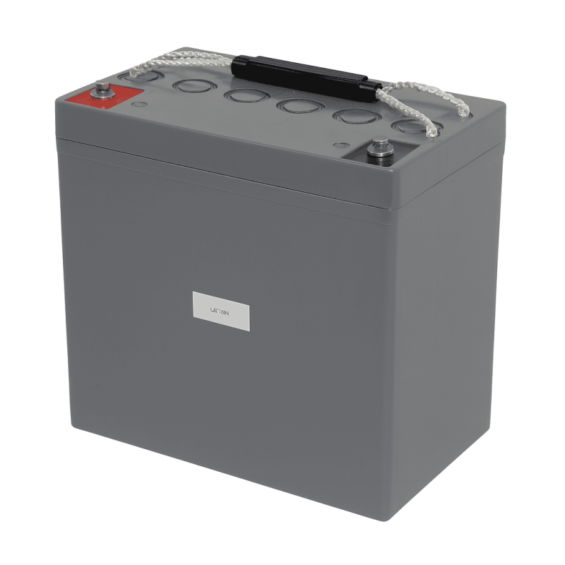 Batteries alimentation 12V, 59Ah, dim. 229x138x214 mm, borne positive a droite, gel, acide/plomb gel, DYNO EUROPE
