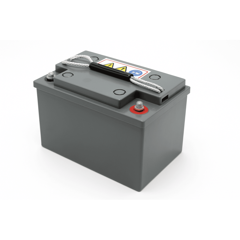Batteries alimentation 12V, 70Ah, dim. 349x168x176 mm, borne positive a droite, gel, acide/plomb gel, DYNO EUROPE