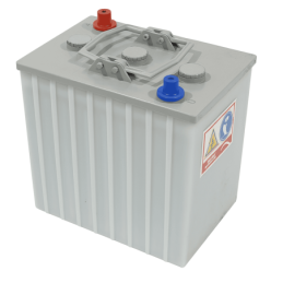 Batteries traction 6V, 225Ah, dim. 260x180x275 mm, bornes en diagonale, acide/plomb, DYNO EUROPE