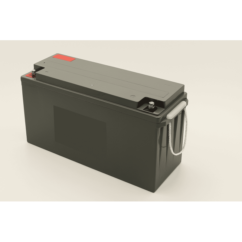 Batteries alimentation 12V, 185Ah, dim. 481x170x239 mm, borne positive a gauche, AGM VRLA, acide/plomb, DYNO EUROPE