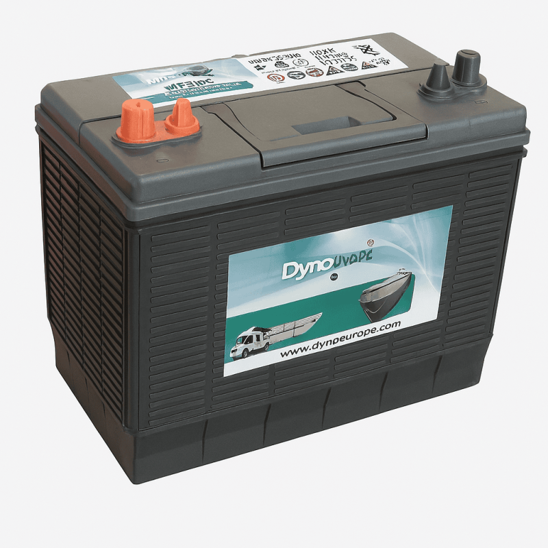 Batteries traction 12V, 130Ah, dim. 330x171x238 mm, borne positive a gauche, Standard, acide/plomb