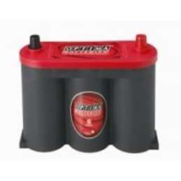 Batteries demarrage 6V, 50Ah, 815A EN, dim. 254x90x204 mm, bornes centrees, AGM en spirale, acide/plomb, OPTIMA