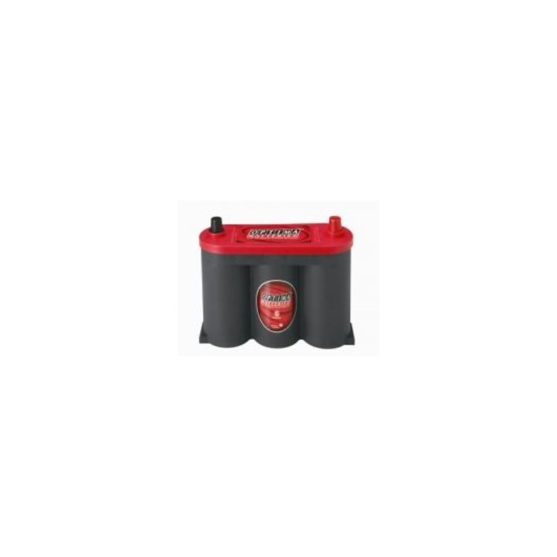 Batteries demarrage 6V, 50Ah, 815A EN, dim. 254x90x204 mm, bornes centrees, AGM en spirale, acide/plomb, OPTIMA