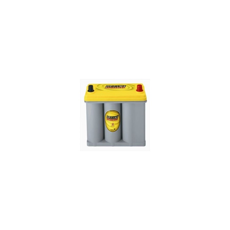 Batteries demarrage 12V, 38Ah, 575A EN, dim. 228x127x227 mm, bornes centrees, AGM en spirale, acide/plomb, OPTIMA