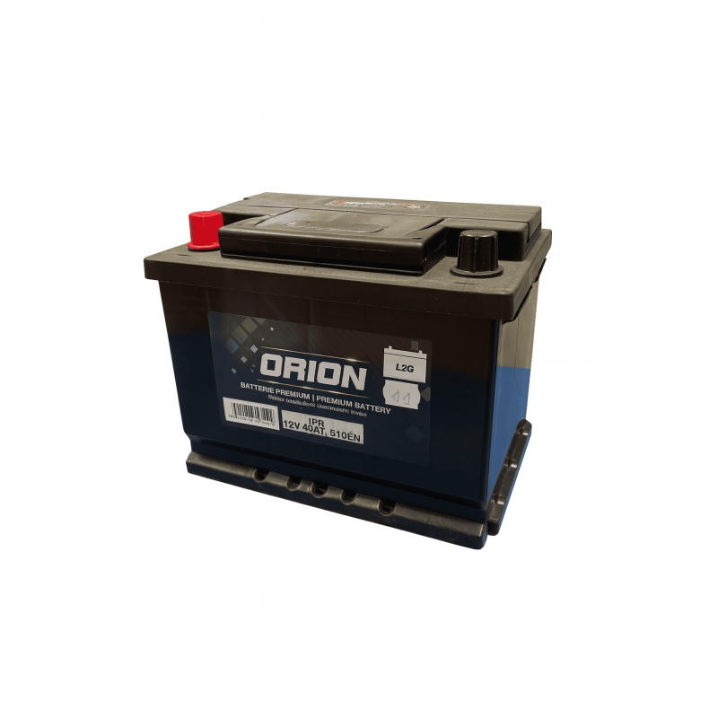 Batteries demarrage 12V, 60Ah, 500A EN, dim. 242x175x190 mm, borne positive a gauche, Standard, acide/plomb, ORION