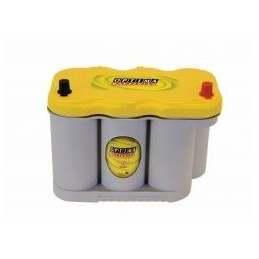 Batteries demarrage 12V, 66Ah, 845A EN, dim. 309x172x221 mm, bornes centrees, AGM en spirale, acide/plomb, OPTIMA