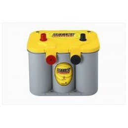 Batteries demarrage 12V, 55Ah, 765A EN, dim. 254x172x200 mm, bornes centrees, AGM en spirale, acide/plomb, OPTIMA