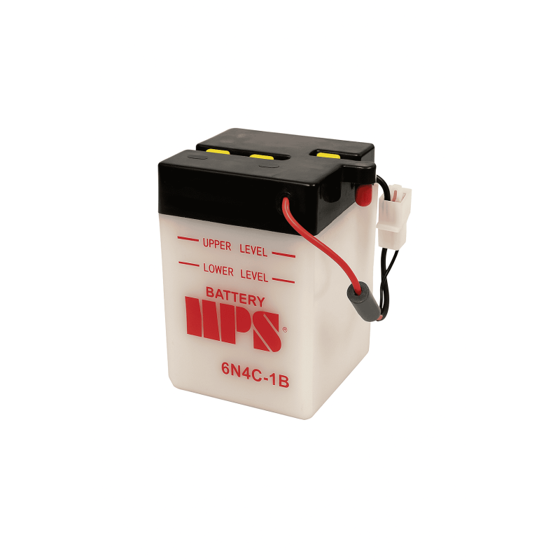 Batteries demarrage 6V, 4Ah, dim. 71x71x105 mm, bornes en diagonale, pack acide, acide/plomb, MPS
