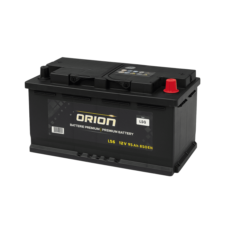 Batteries demarrage 12V, 92Ah, 850A EN, dim. 353x175x175 mm, borne positive a gauche, Standard, acide/plomb, ORION