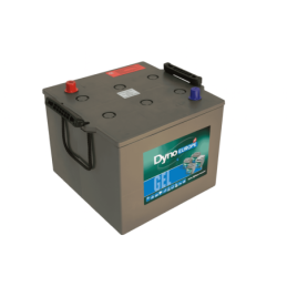 Batteries alimentation 12V, 110Ah, dim. 286x270x270 mm, bornes en diagonale, gel, acide/plomb gel, DYNO EUROPE
