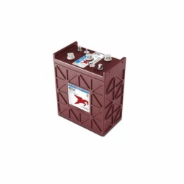 Batteries alimentation 6V, 330Ah, dim. 296x176x366 mm, bornes en diagonale, Standard, acide/plomb, TROJAN
