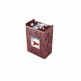 Batteries alimentation 6V, 420Ah, dim. 296x176x425 mm, bornes en diagonale, Standard, acide/plomb, TROJAN