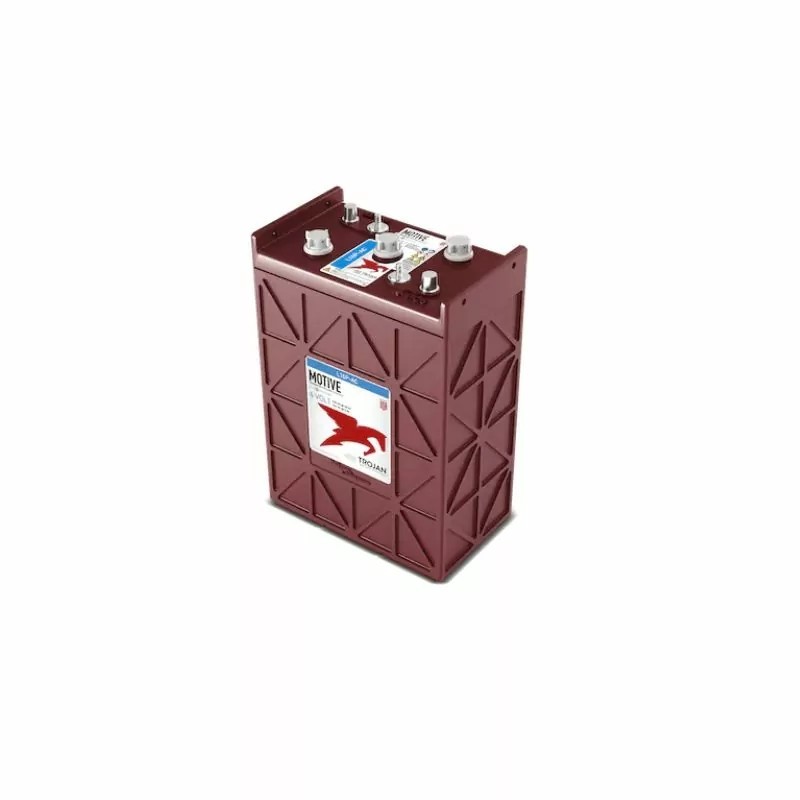 Batteries alimentation 6V, 420Ah, dim. 296x176x425 mm, bornes en diagonale, Standard, acide/plomb, TROJAN
