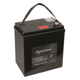 Batteries alimentation 6V, 200Ah, dim. 260x181x264 mm, bornes en diagonale, Standard, acide/plomb/carbon, DYNO EUROPE