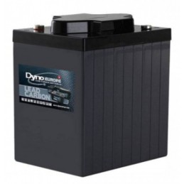 Batteries alimentation 6V, 247Ah, dim. 243x187x275 mm, bornes en diagonale, Standard, acide/plomb/carbon, DYNO EUROPE