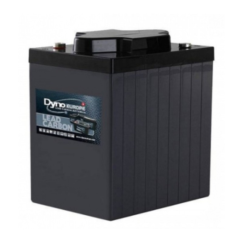 Batteries alimentation 6V, 247Ah, dim. 243x187x275 mm, bornes en diagonale, Standard, acide/plomb/carbon, DYNO EUROPE