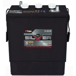 Batteries alimentation 6V, 295Ah, dim. 314x174x366 mm, bornes en diagonale, Standard, acide/plomb, TROJAN
