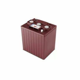 Batteries alimentation 6V, 245Ah, dim. 244x191x269 mm, bornes en diagonale, avec entretien, acide/plomb, TROJAN