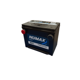 Batteries demarrage 12V, 70Ah, 630A EN, dim. 260x179x185 mm, bornes positive a gauche, Standard, acide/plomb, NUMAX